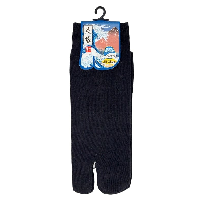 Japanse Stijl Tabi Sokken EU 37-43 / Zwart