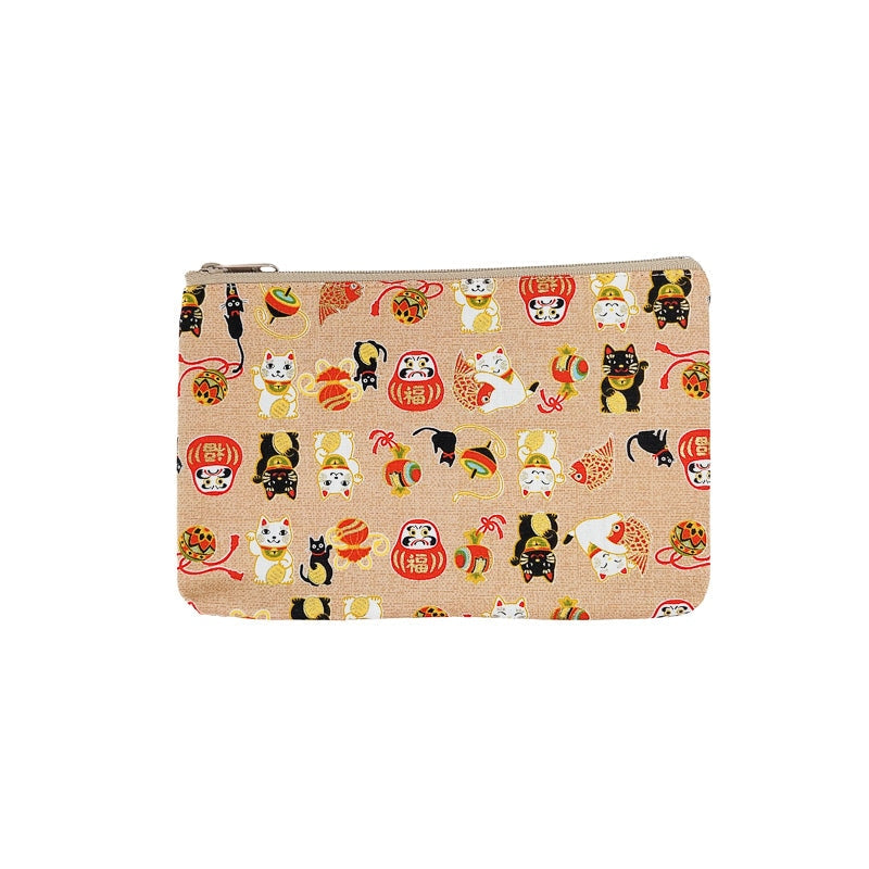 Japanse Stoffen Etui Beige