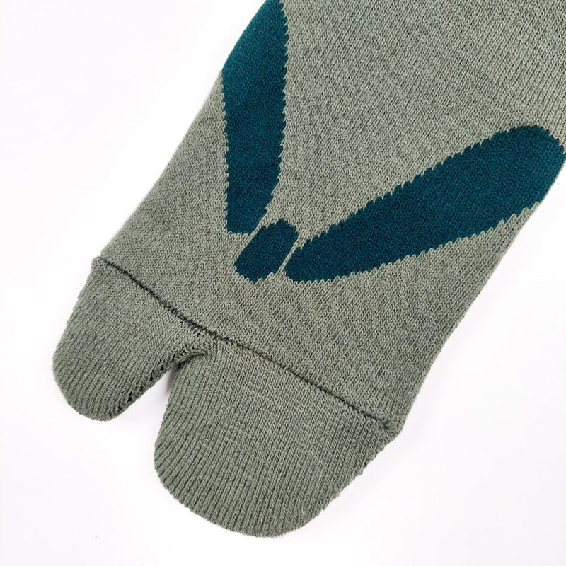 Japanse Teenslipper Sokken - Groen EU 37-42