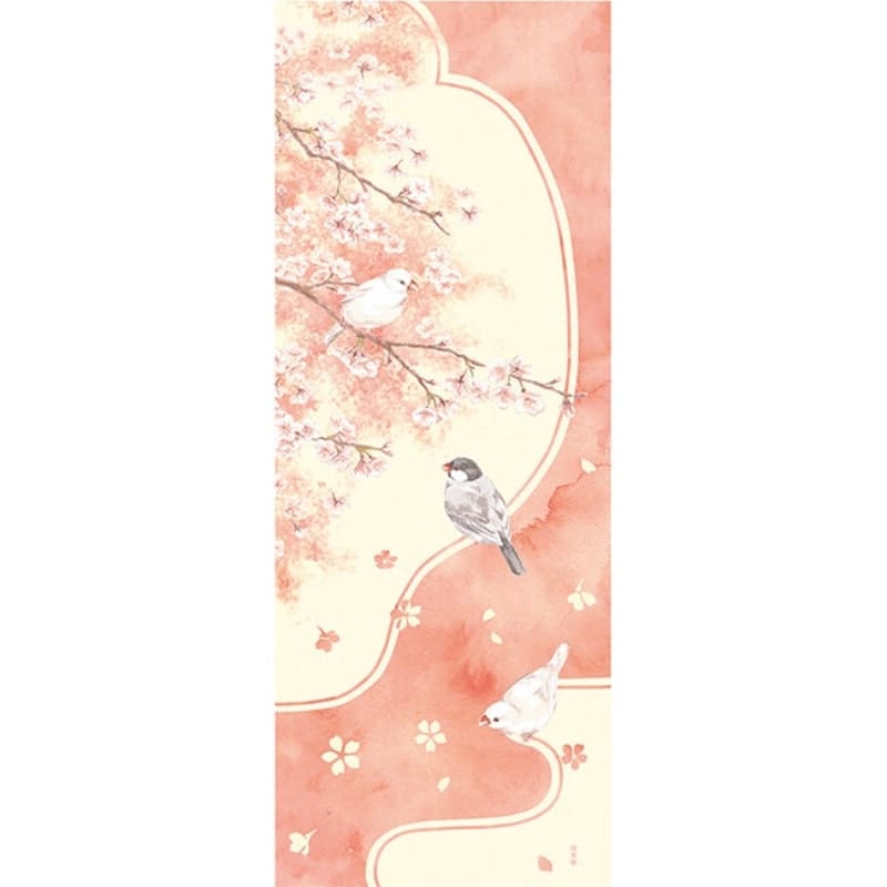 Japanse Tenugui - Haru Tori