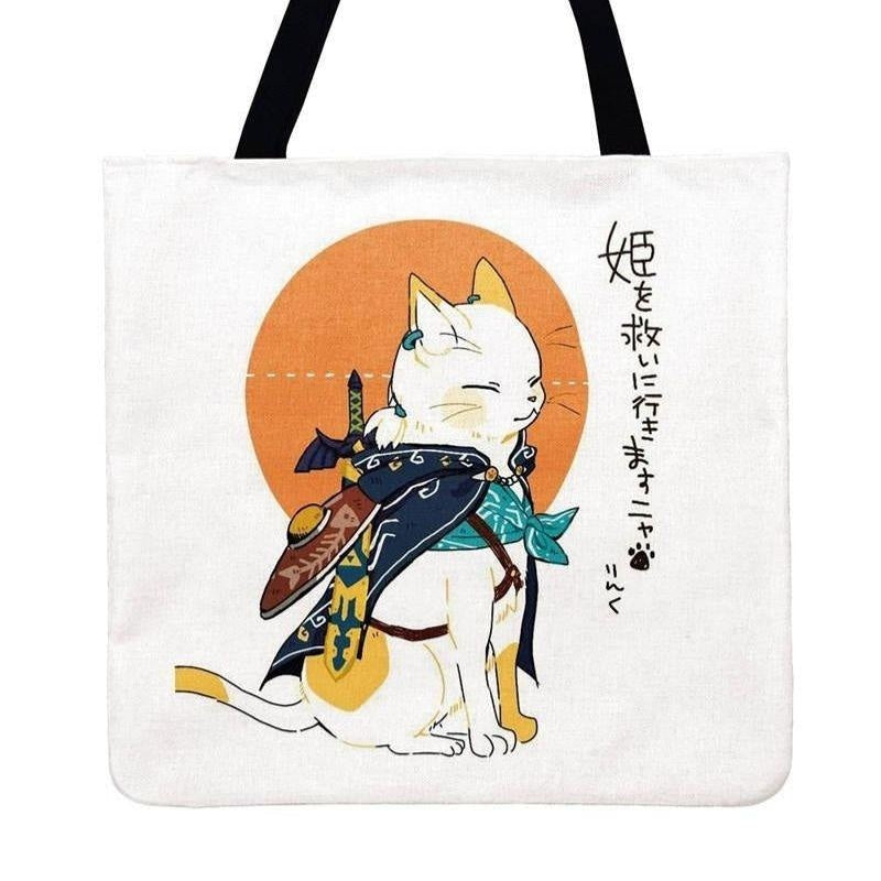 Japanse Kat Tote Bag