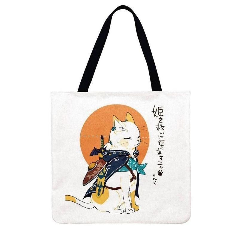 Japanse Kat Tote Bag