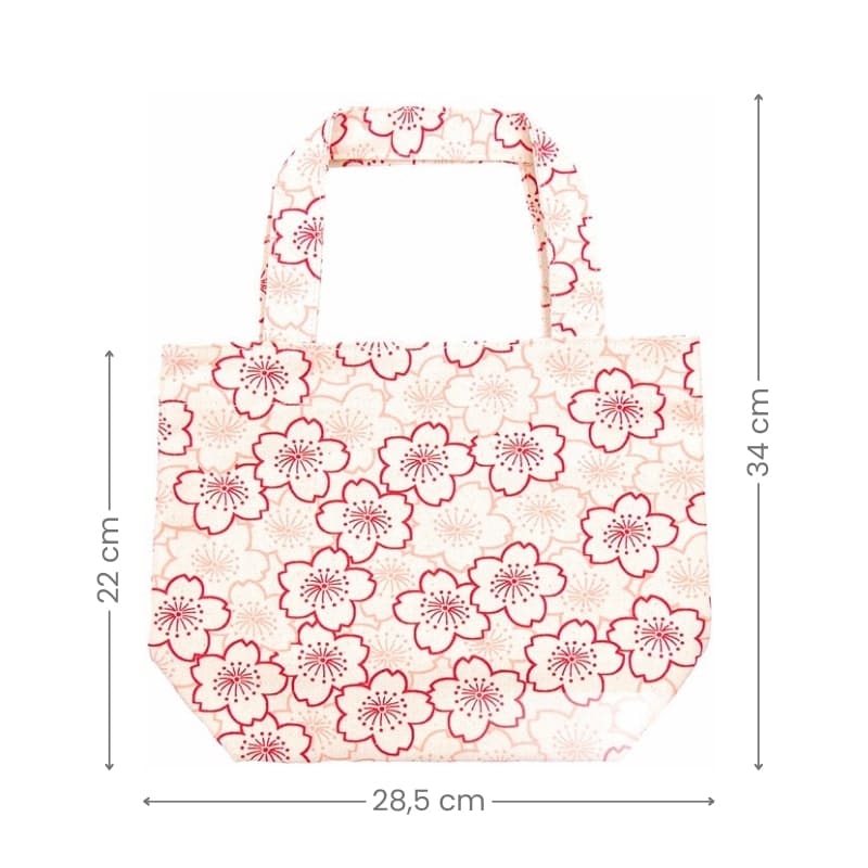 Japanse Tote Bag - Sakura Roze