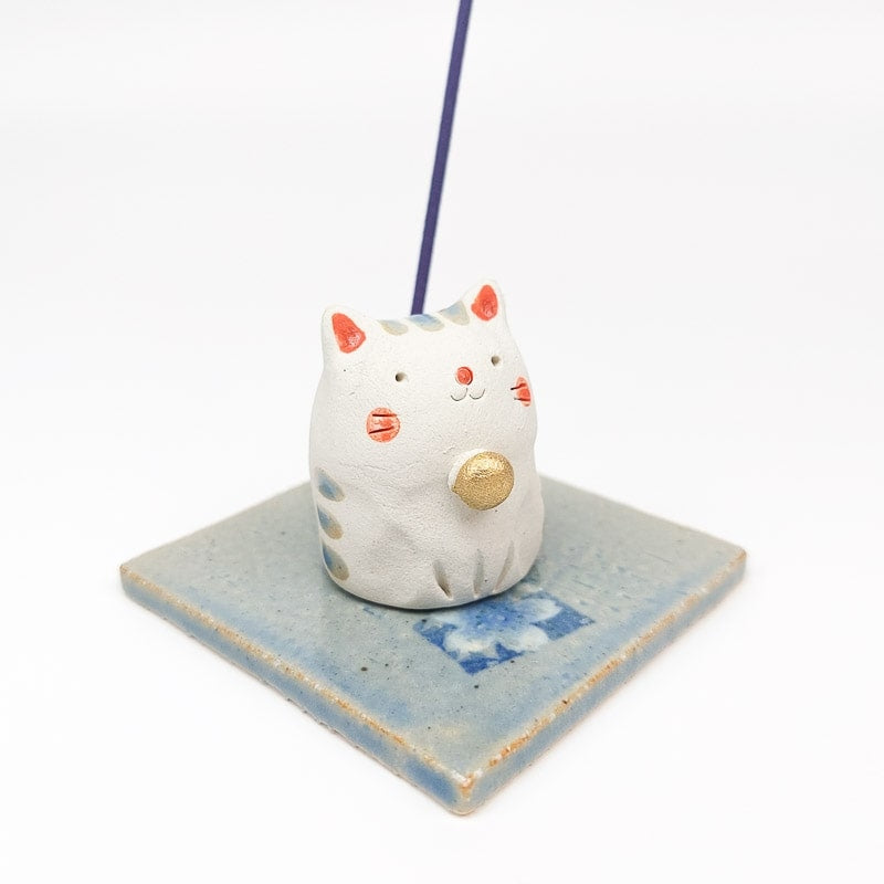 Japanse Wierookhouder - Kat