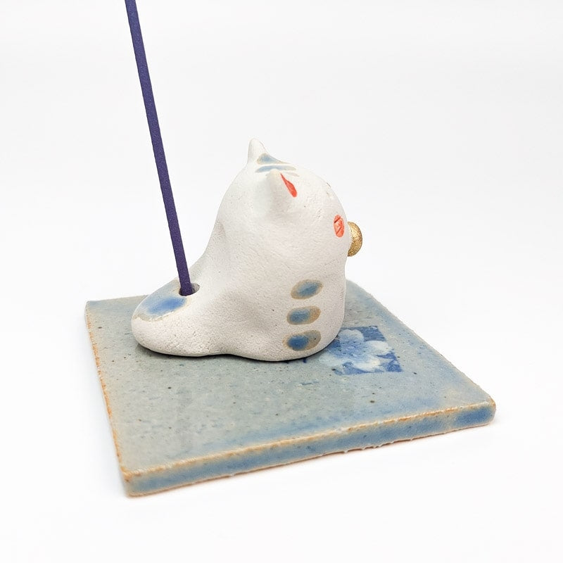 Japanse Wierookhouder - Kat
