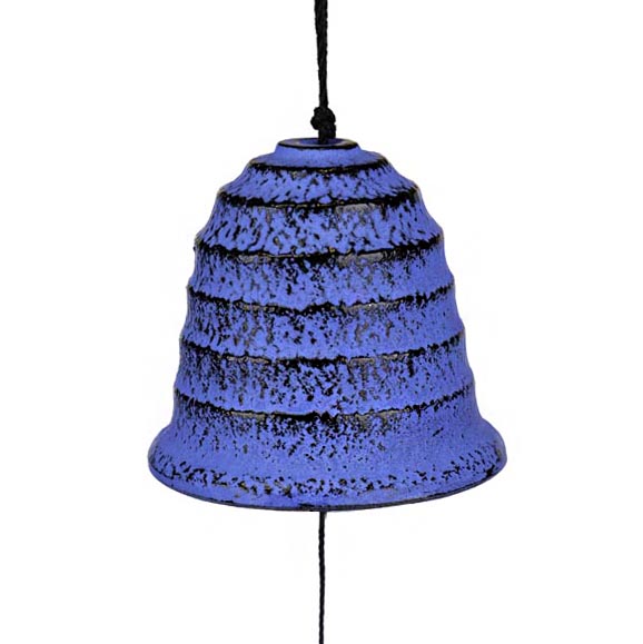 Japanse Windgong Fūrin – Hamon Gietijzer Blauw