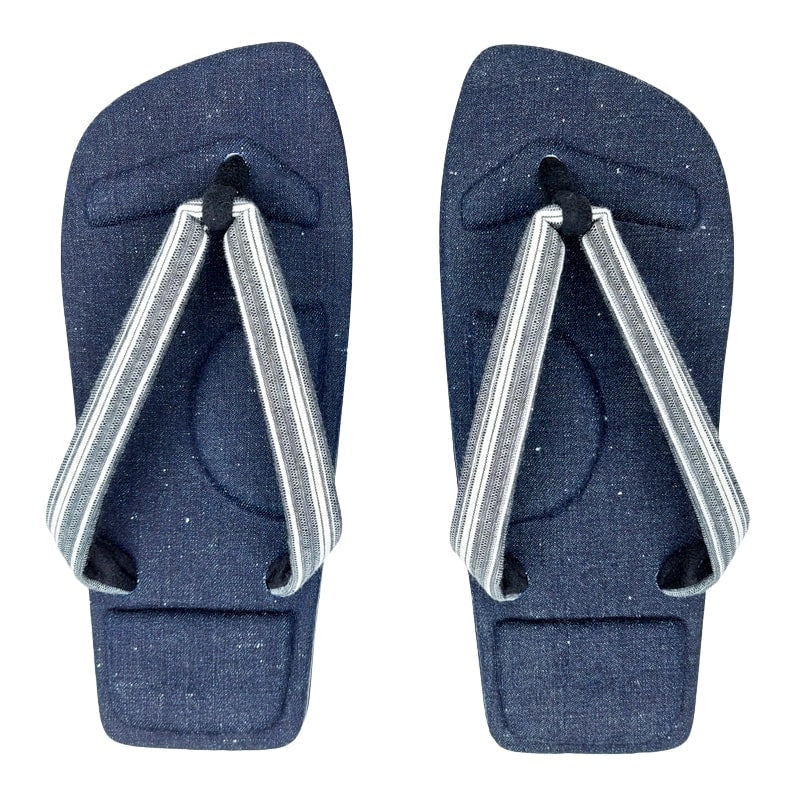 Japanse Zori Slippers - Okayama Denim L