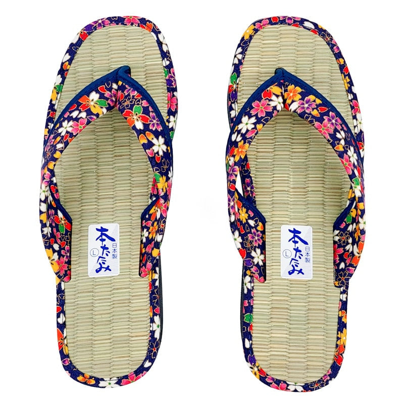 Japanse Zori Slippers - Sakura Blauw EU 35 - 37
