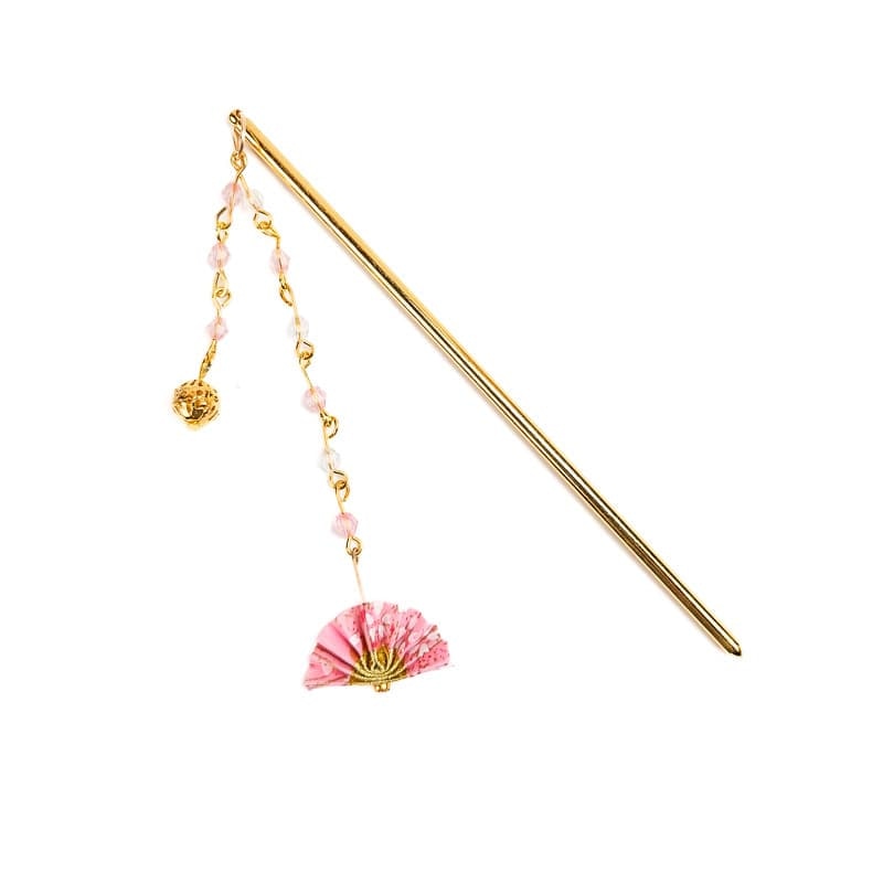 Kanzashi Roze Waaier