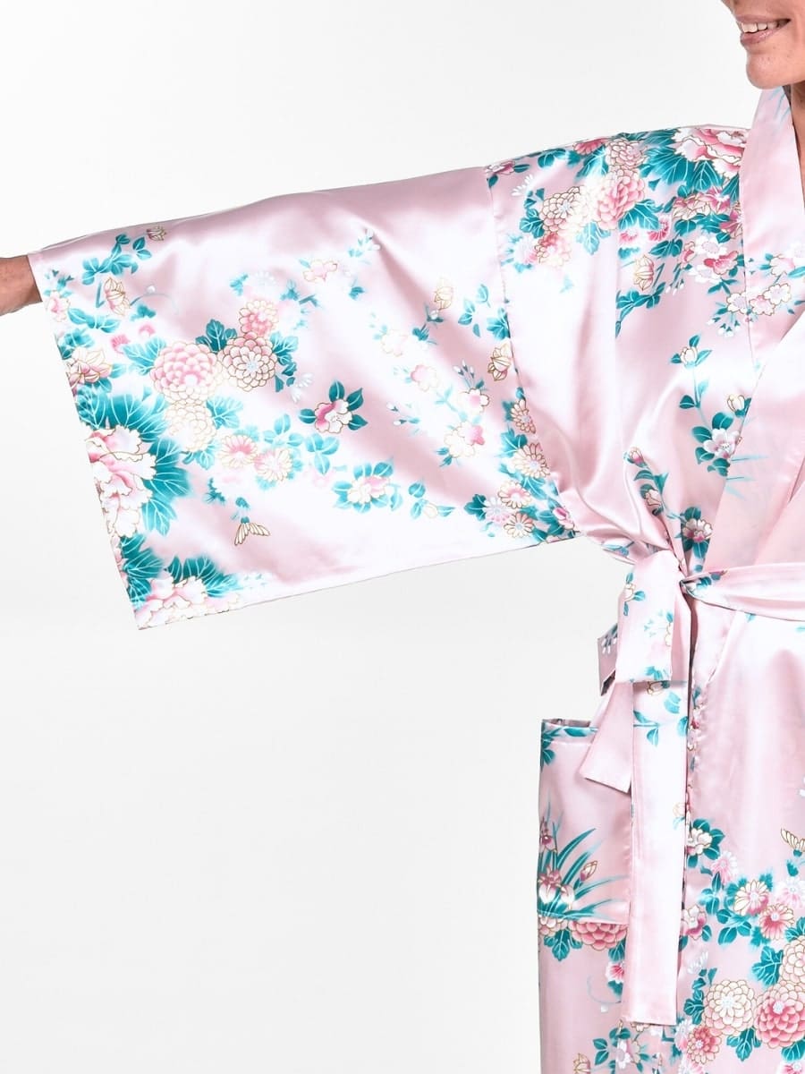 Kimono Happi Femme Pivoine & Iris - Taille unique