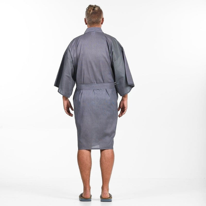 Happi Heren Kimono met strepen - Een maat