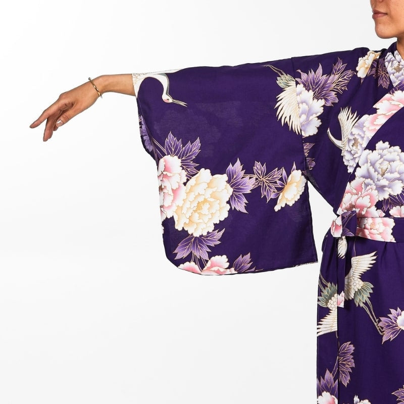 Japanse Kimono Botan to Tsuru voor dames - Een maat