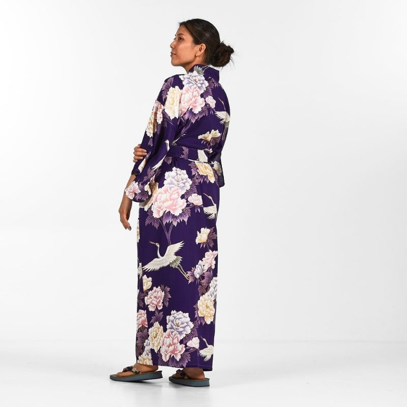 Japanse Kimono Botan to Tsuru voor dames - Een maat