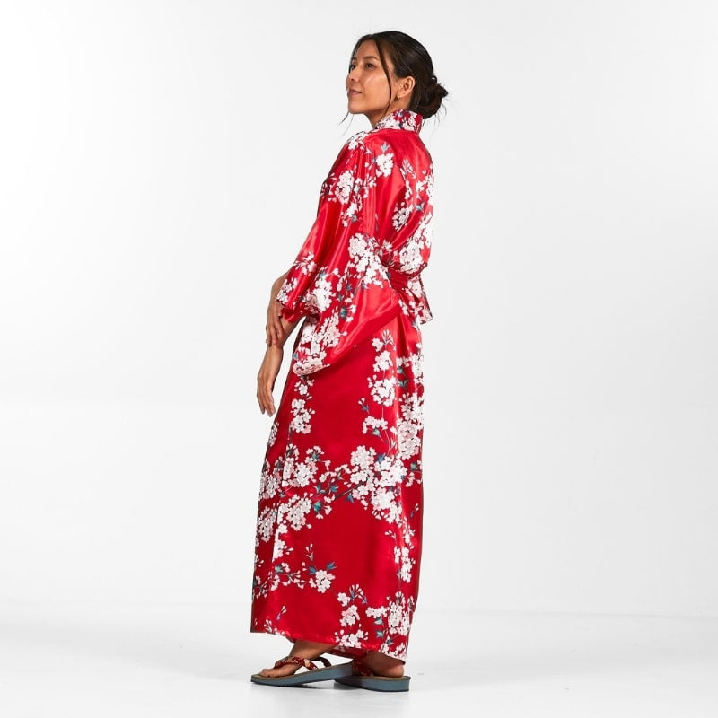 Kersenbloesem Japanse Kimono voor dames - Een maat