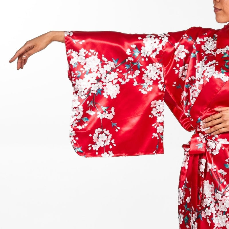 Kersenbloesem Japanse Kimono voor dames - Een maat