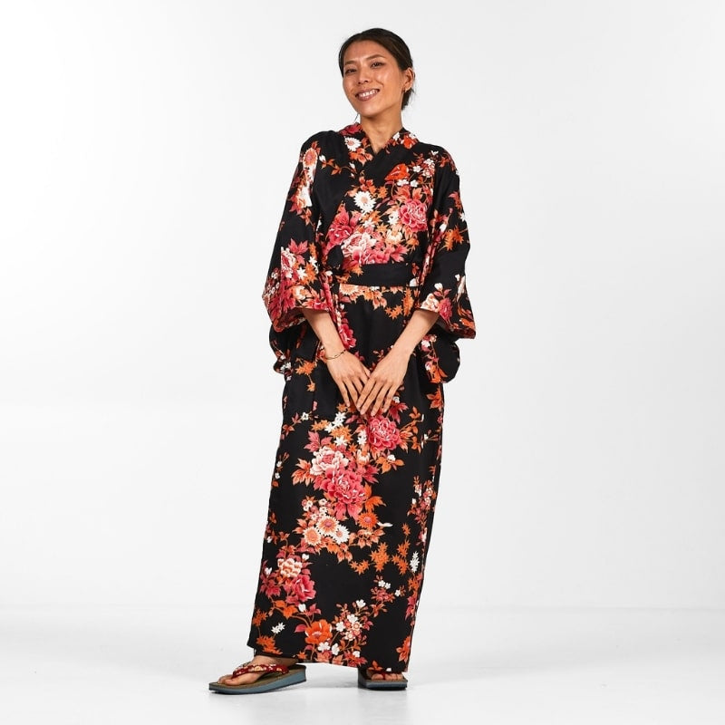 Japanse Kimono Sakura to Botan voor dames - Een maat