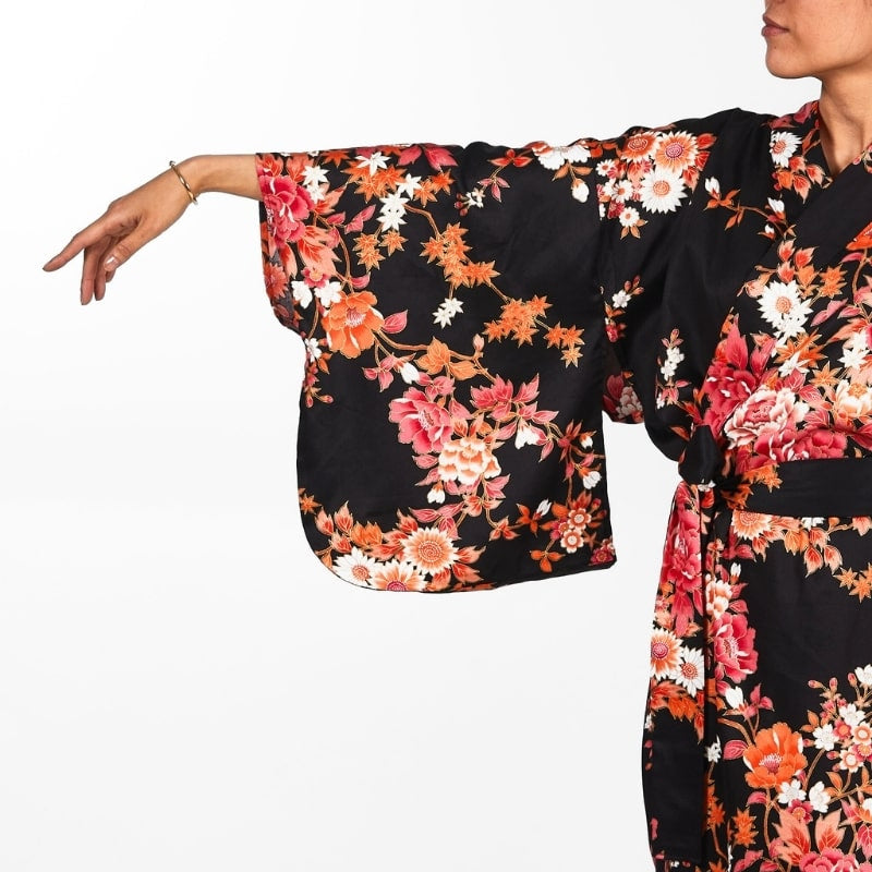 Japanse Kimono Sakura to Botan voor dames - Een maat