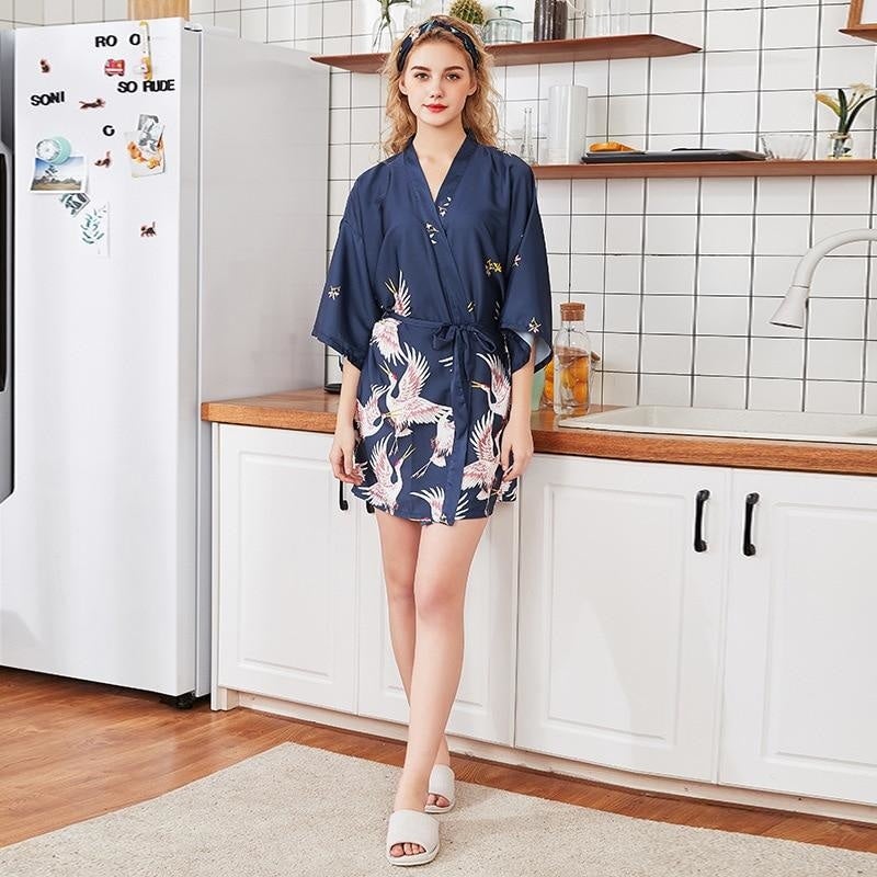 Kimono Pyjama Blauw L