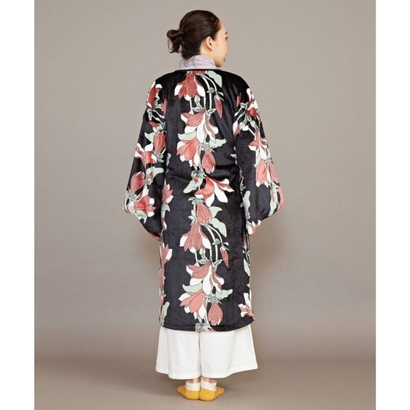 Kimono Pyjama Fleece Zwart