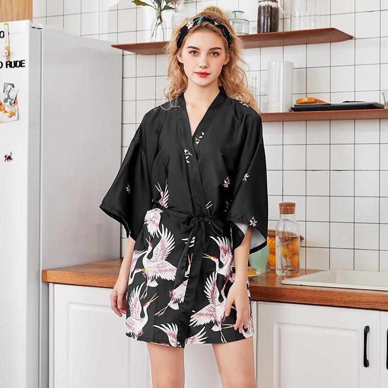 Kimono Pyjama Zwart M