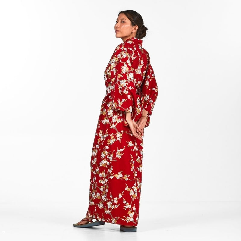 Dameskimono Shiraume Yukata