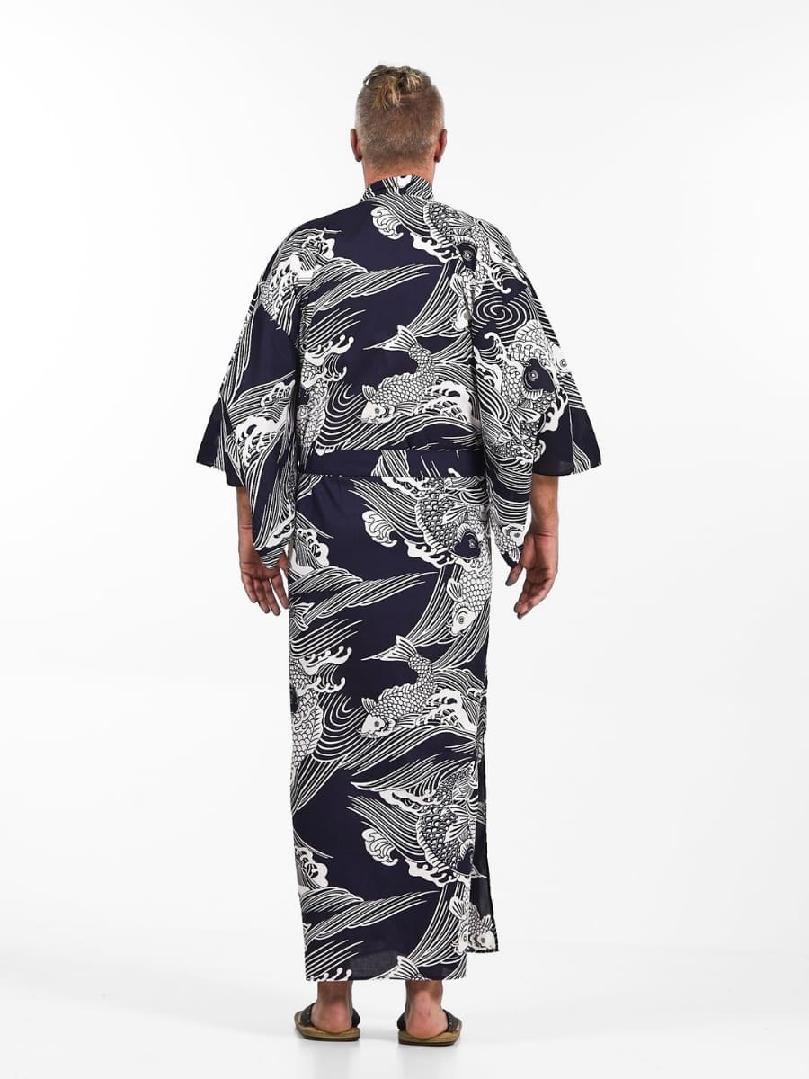 Kimono Yukata Heren - Koi Karper