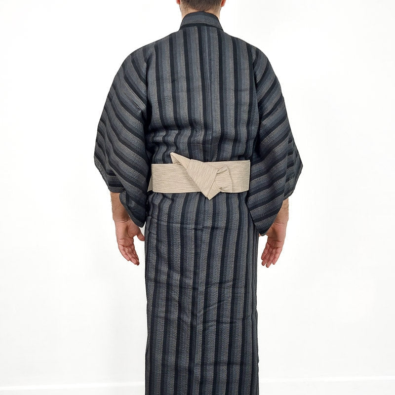 Kimono Yukata Zwart