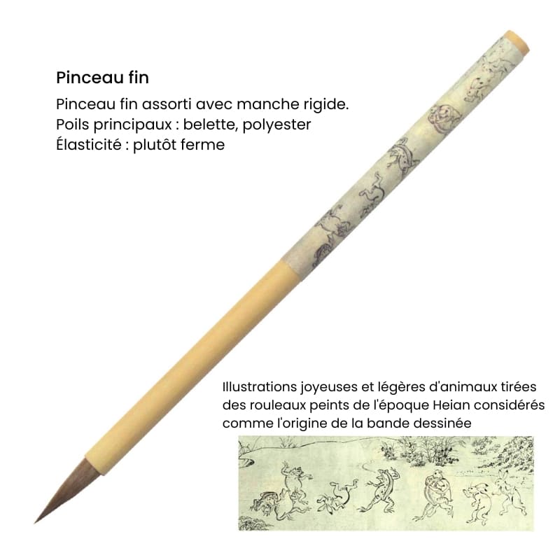 Japanse kalligrafie kit Chōjū-giga