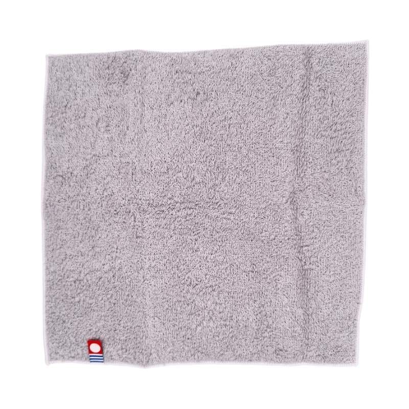 Kleine Japanse Handdoek - Tweekleurig Grijs