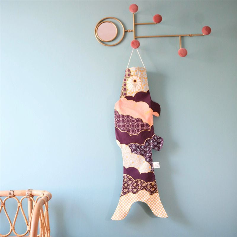 Koinobori Patchwork Pruim - 70 cm