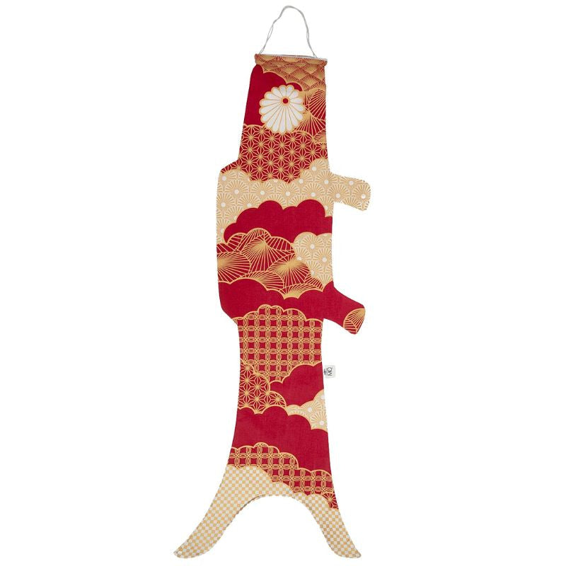 Koinobori Patchwork Rood - 100 cm