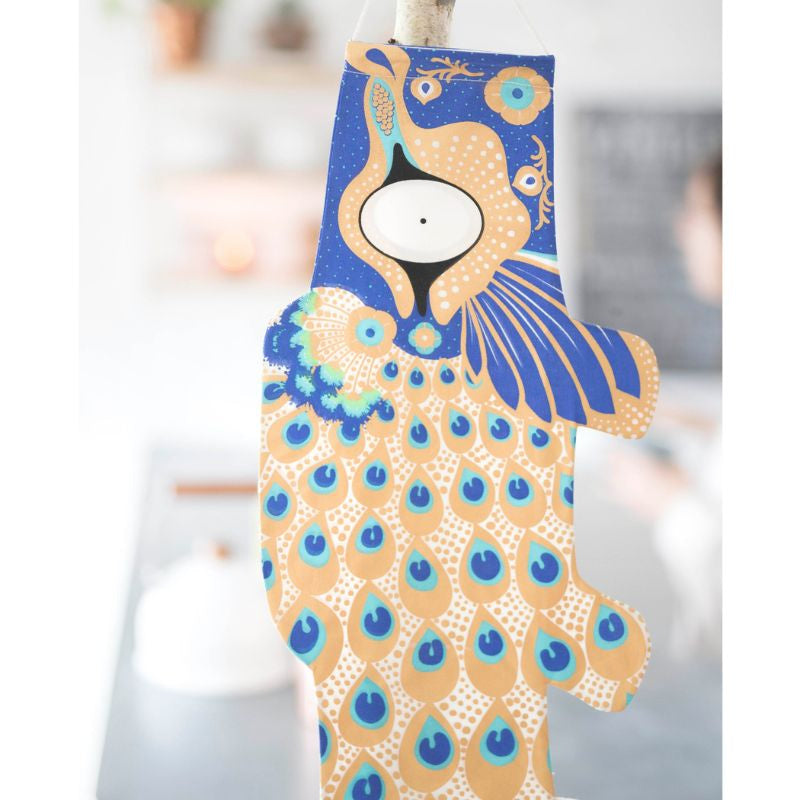 Koinobori Pauwen Motief - 70 cm