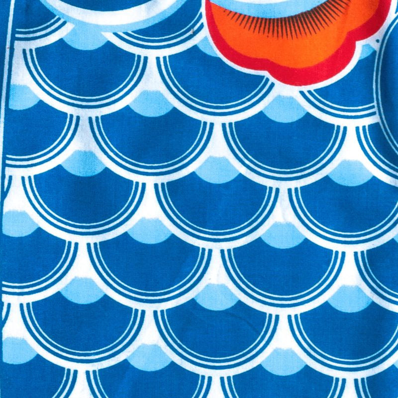 Koinobori Traditioneel Blauw - 70 cm
