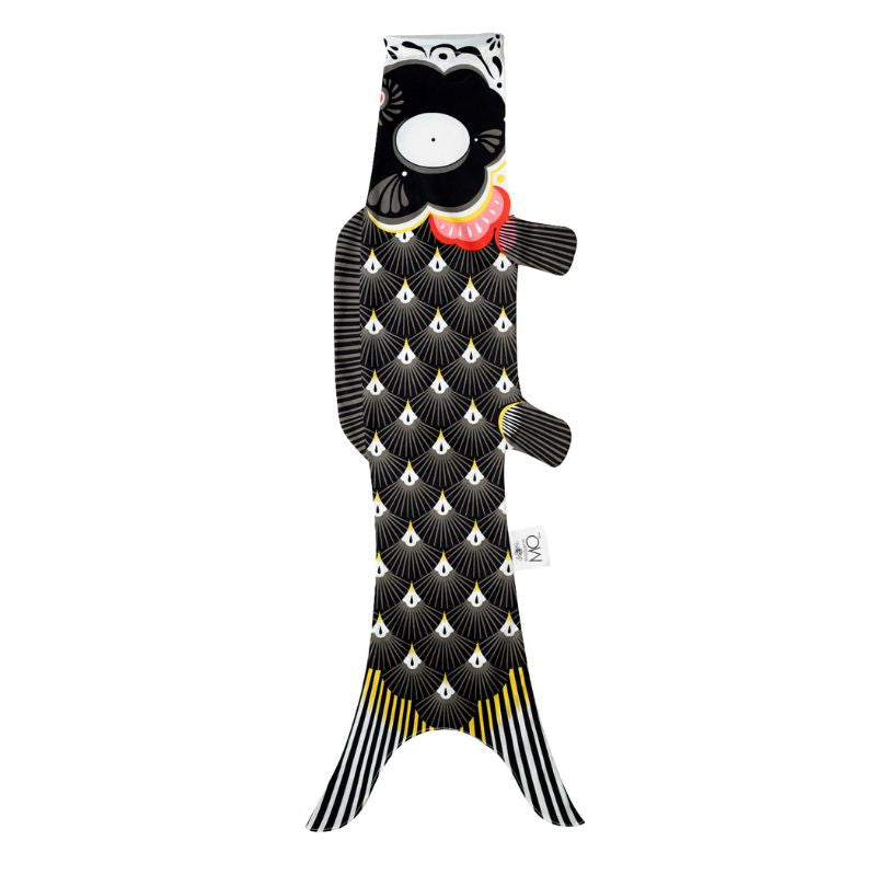 Koinobori Traditioneel Zwart - 100 cm