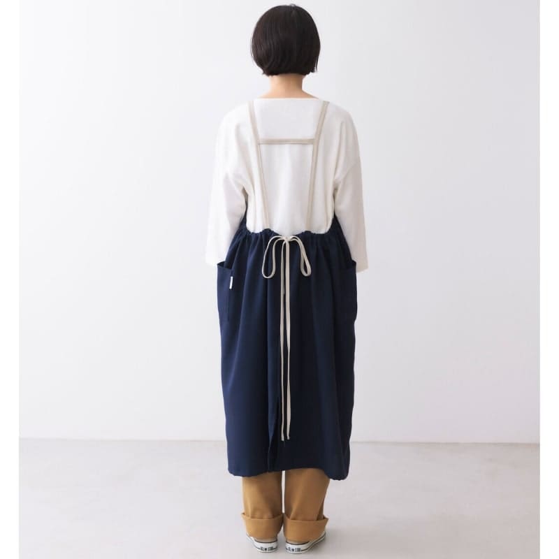 Lang Japans Schort Marineblauw