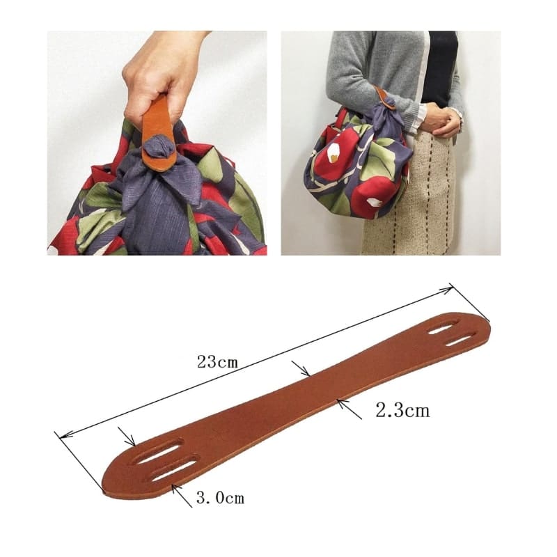 Leren Handvat voor Furoshiki Tas
