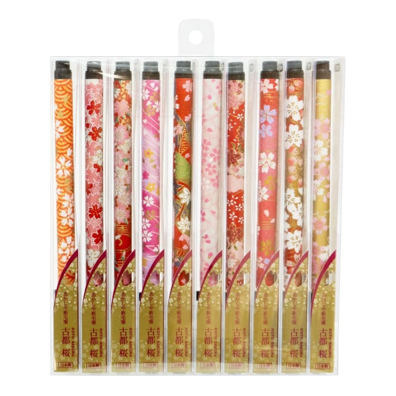 Set van 10 Koto Sakura Japanse Penseelstiften