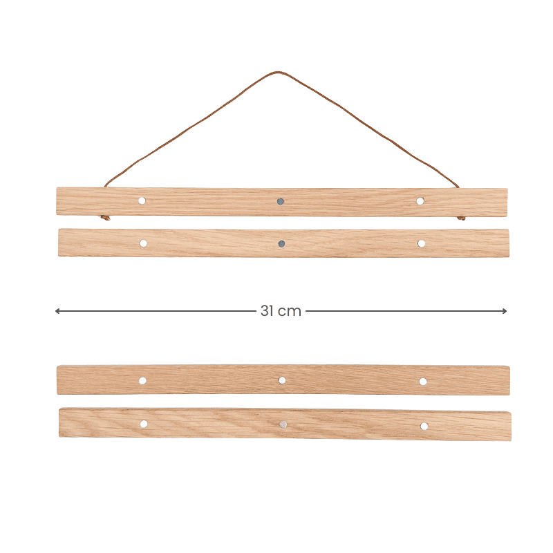 Magnetische Houten Posterhouder A3 - Staand