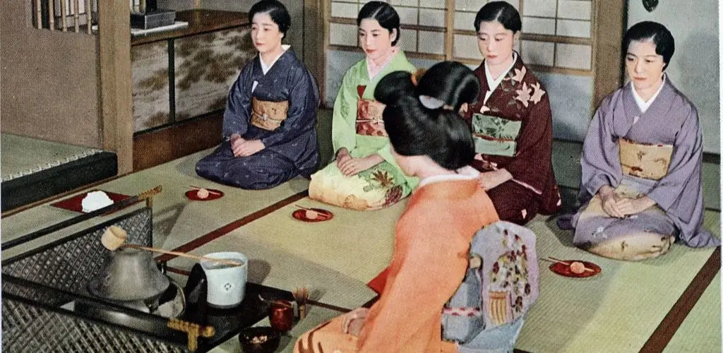 theemeester en gasten