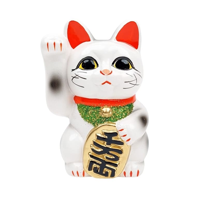 Maneki Neko Beeldje - Tokoname Keramiek