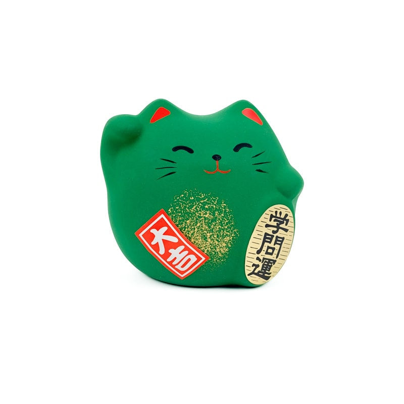 Maneki Neko Rond Groen