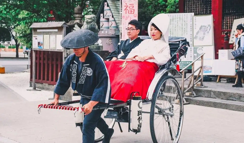 Japanse bruiden en bruidegommen