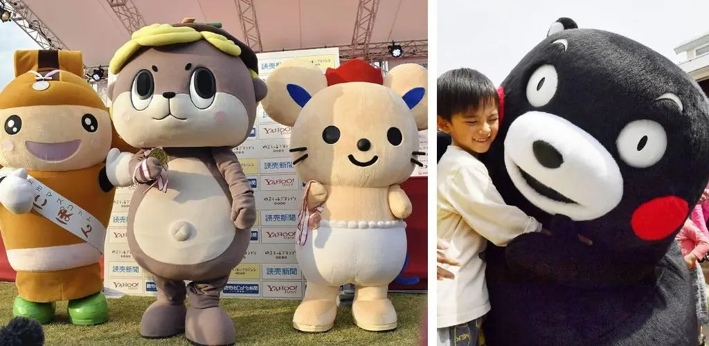mascotte prefecturen van Japan