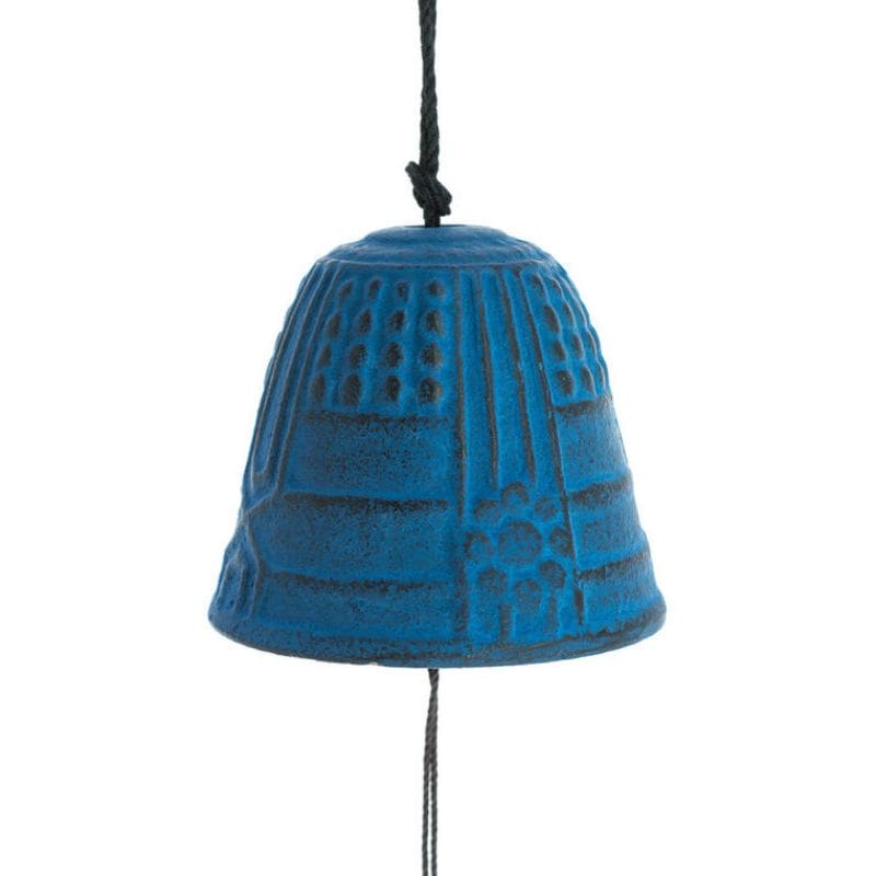 Metalen Windgong - Furin Iwachu Blauw - 4,5 cm