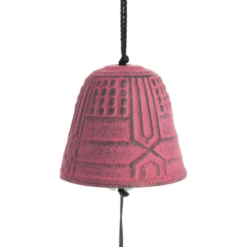 Metalen Windgong - Furin Iwachu Roze - 4,5 cm