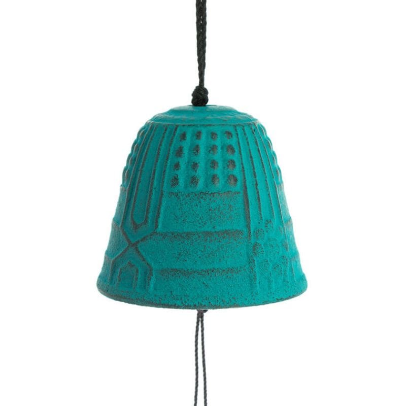 Metalen Windgong - Furin Iwachu Turkoois - 4,5 cm
