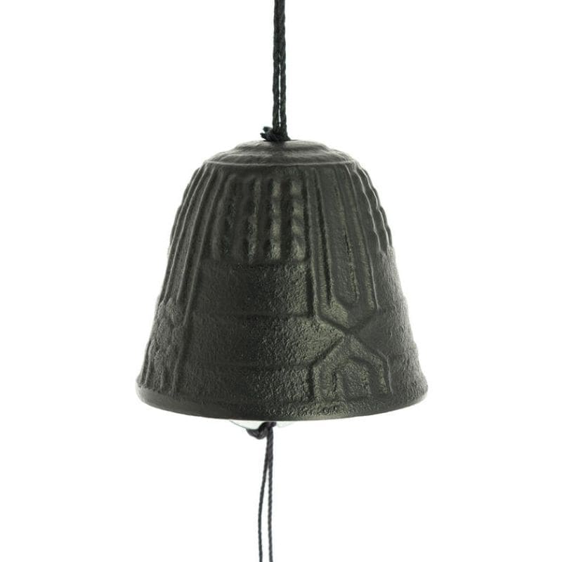 Metalen Windgong - Furin Iwachu Zwart - 4,5 cm