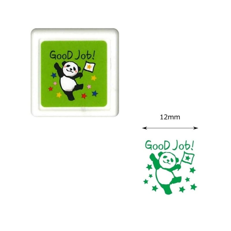 Mini Japanse Stempel - Panda Good Job