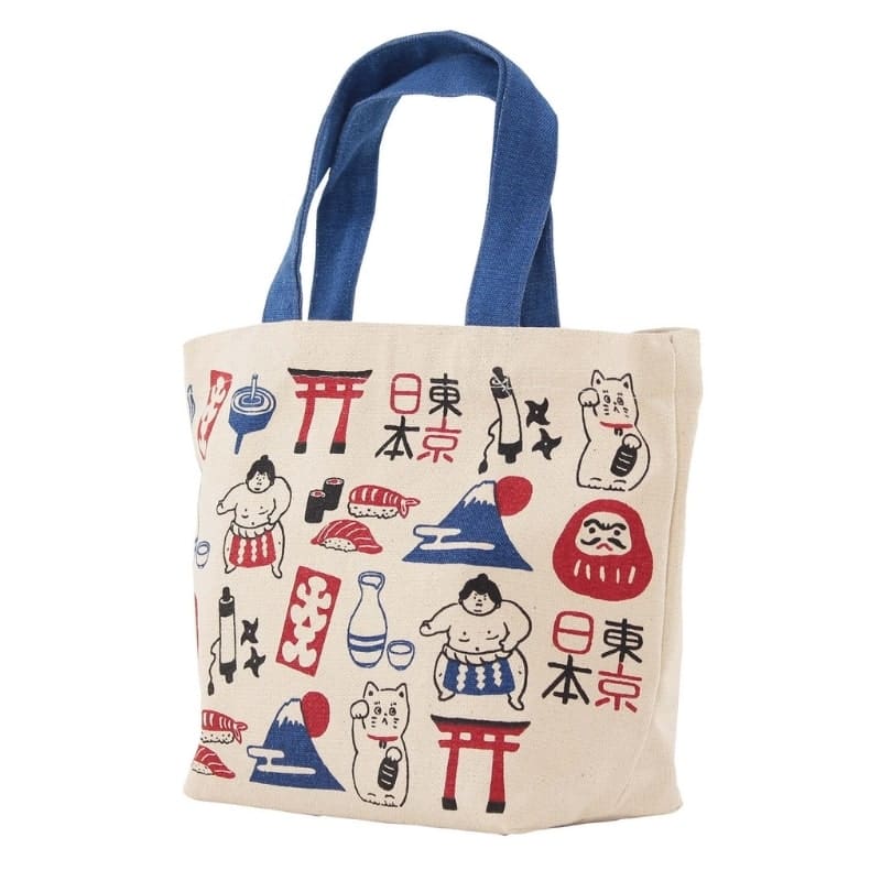 Mini Tote Bag - Japanse Symbolen