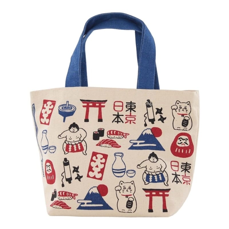 Mini Tote Bag - Japanse Symbolen